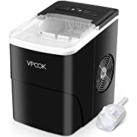 Los mejores  - Máquinas para hacer hielo VPCOK Máquina de hielo- Máquina de cubitos de 2 medidas- Cubitos de Hielo 12 kg Ciclo de…